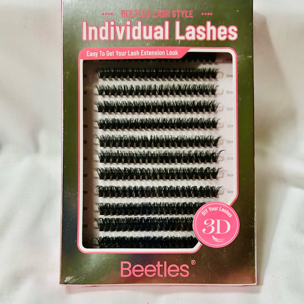 Brand New, Beetles Lash Style, Individual Lash Clusters. 280pc & tweezers.